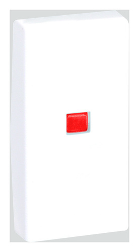 Simon Connect Белая Клавиша узкая с индикатором для выключателя К302, 22,5х45мм