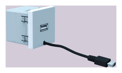 Simon Connect Белый Источник питания USB, 5VDC, 45х45мм