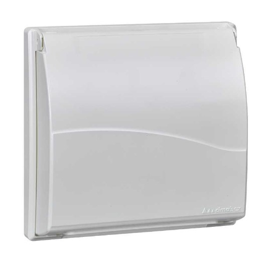 Рамка с откидной крышкой для настенной коробки скрытого монтажа Cima Pro с 2 двойными элементами Simon Cima, белый