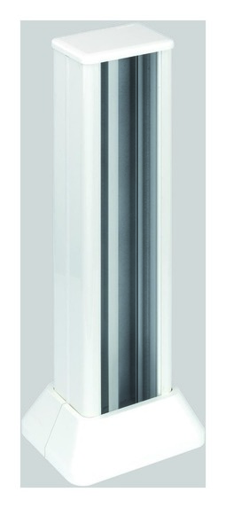 Simon Connect Белая Миниколонна 1-сторонняя на 4 Cima-модуля, 601х71,5(125)х109,5(164) мм