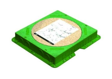 Simon Connect Коробка для монтажа в бетон люков SF300-1, KF300-1, 52050203-035, h - 54-89,5мм, 419х384мм, пл